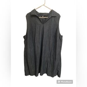WOMENS LANDS END DENIM DRESS
